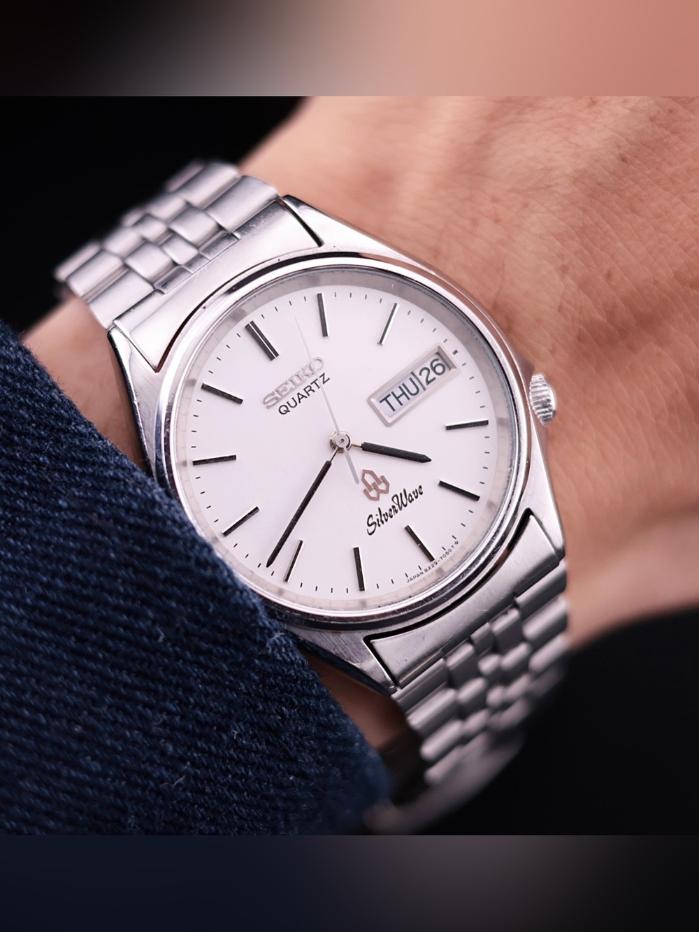 Vintage 1980 Seiko Silverwave 8229-7030 Men’s Watch